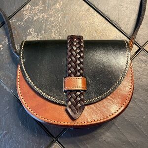 Leather Vintage Manper Cuero vaca flor industria Argentina bag